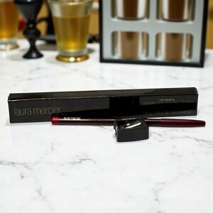 Laura Mercier Lip Pencil Liner GRENADINE 1.49g/0.05 Oz. With Sharpener NEW